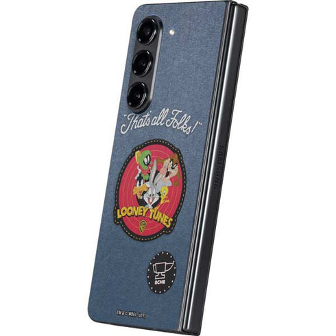 Looney Tunes Thats All Folks Patch Galaxy Z Fold5 5G Skin